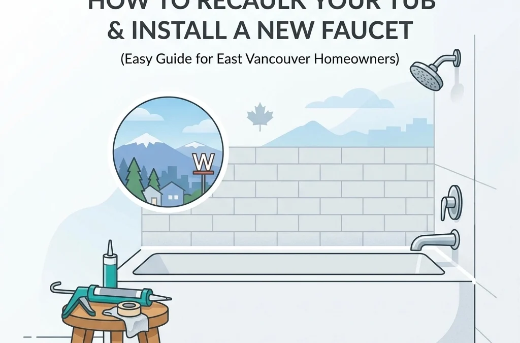 5 Steps How to Recaulk Your Tub and Install a New Faucet (Easy Guide for East Vancouver Homeowners)