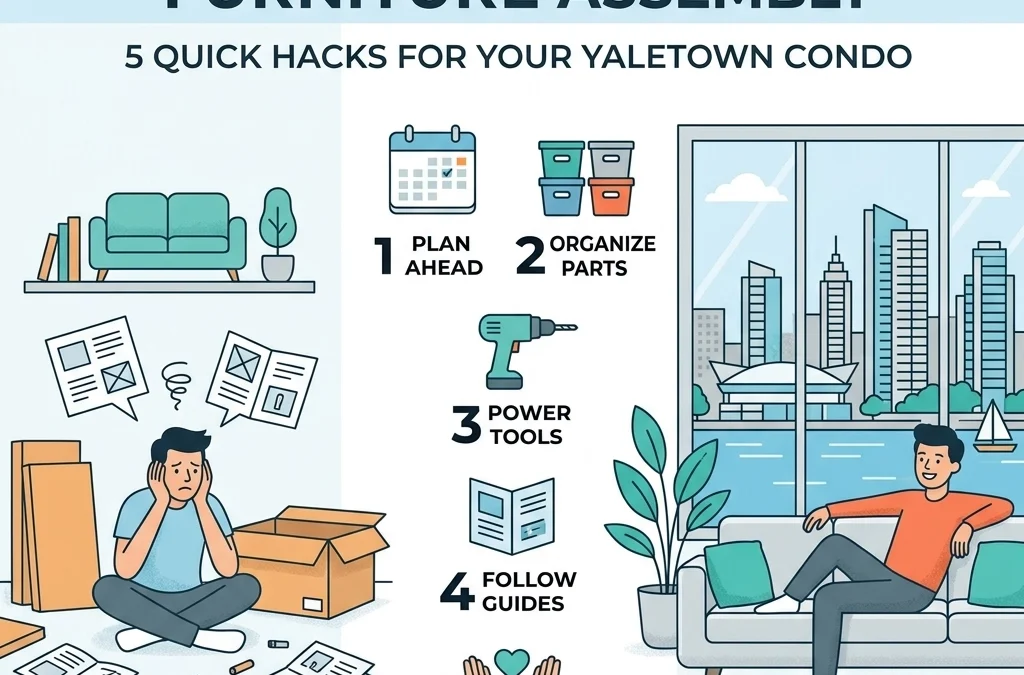 Stop Wasting Time on Furniture Assembly: Try These 5 Quick Hacks for Your Yaletown Condo