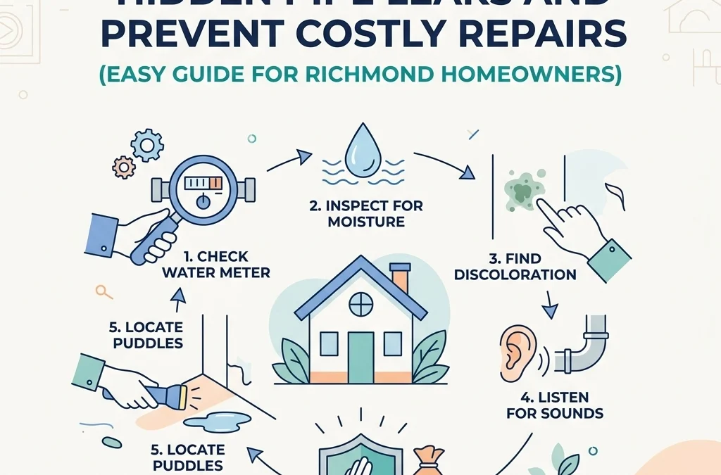 5 Steps How to Spot Hidden Pipe Leaks and Prevent Costly Repairs (Easy Guide for Richmond Homeowners)