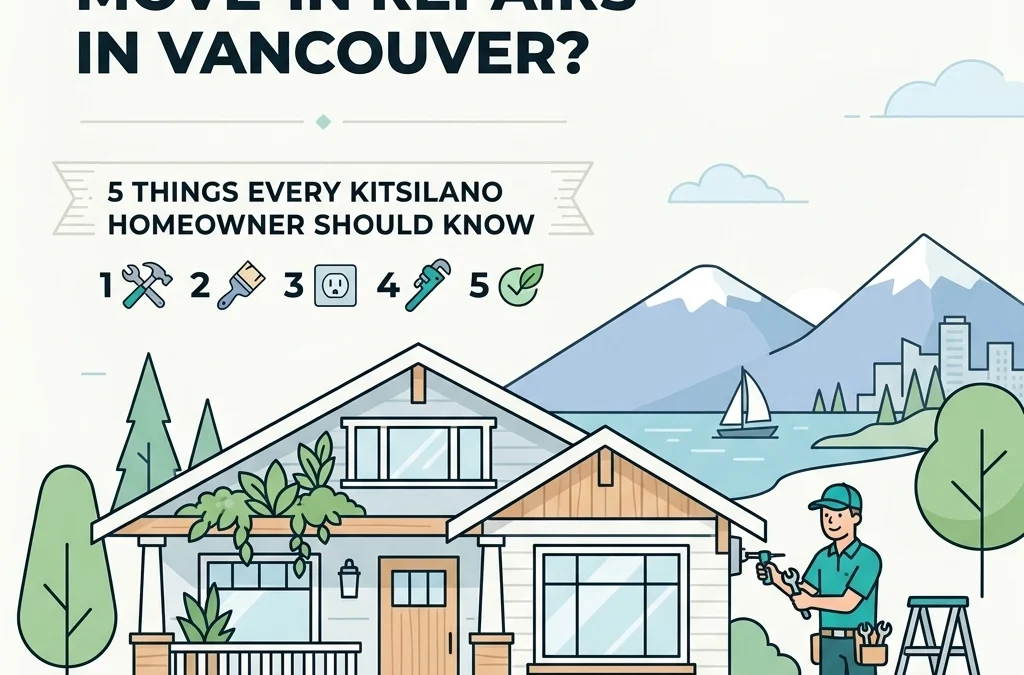 Looking For Move-In Repairs in Vancouver? 5 Things Every Kitsilano Homeowner Should Know