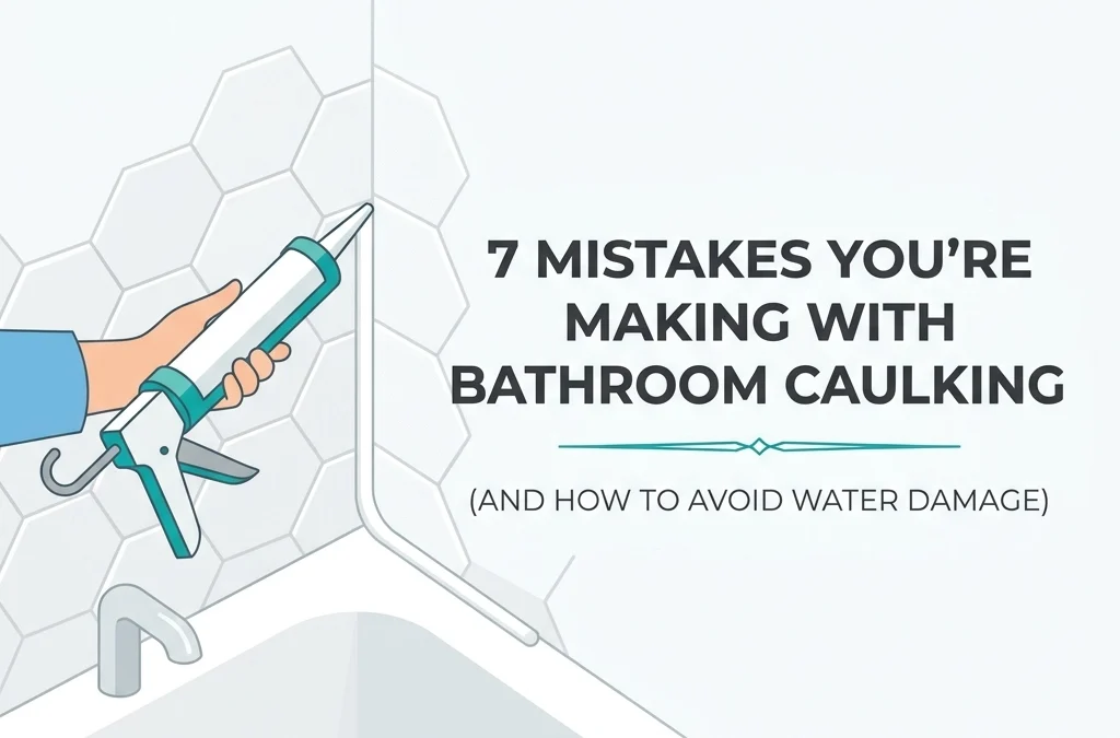 7 Mistakes You’re Making with Bathroom Caulking (and How to Avoid Water Damage)