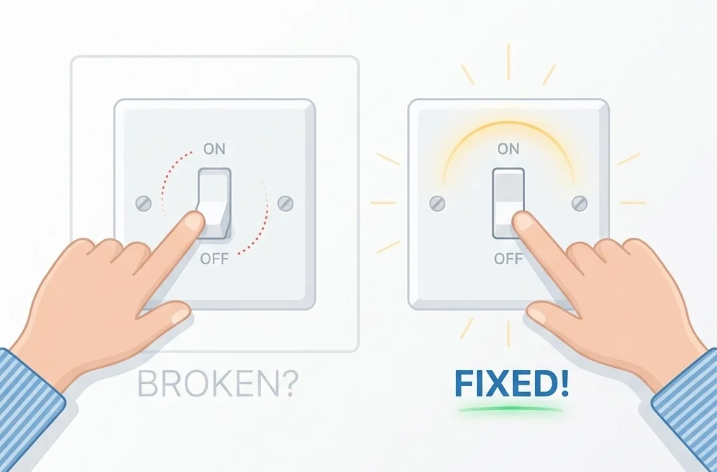 How to Fix a Light Switch That Doesn’t Click