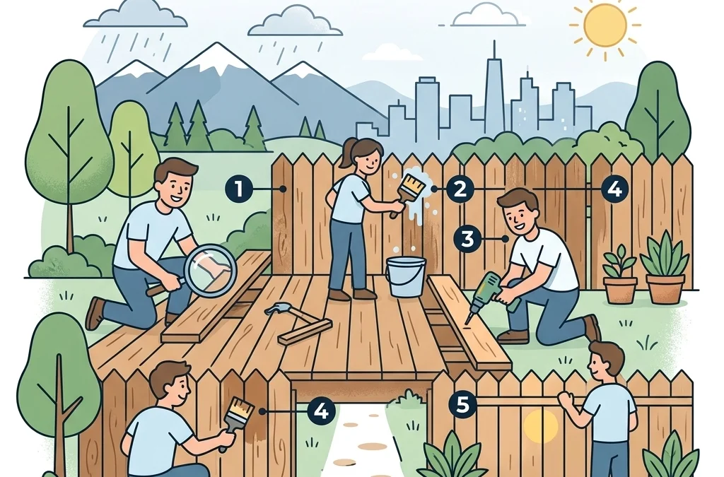 5 Steps How to Handle Deck and Fence Repair (Easy Guide for Vancouver Homeowners)