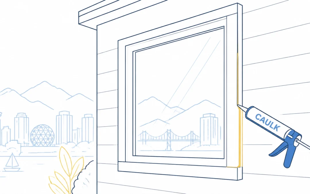 Exterior Caulking 101: Why Summer Is the Only Time to Seal Your Vancouver Home